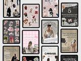 Aesthetic Carousel Bundle with MRR/PLR