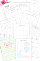 Undated Planner Printable  (Instant Download)